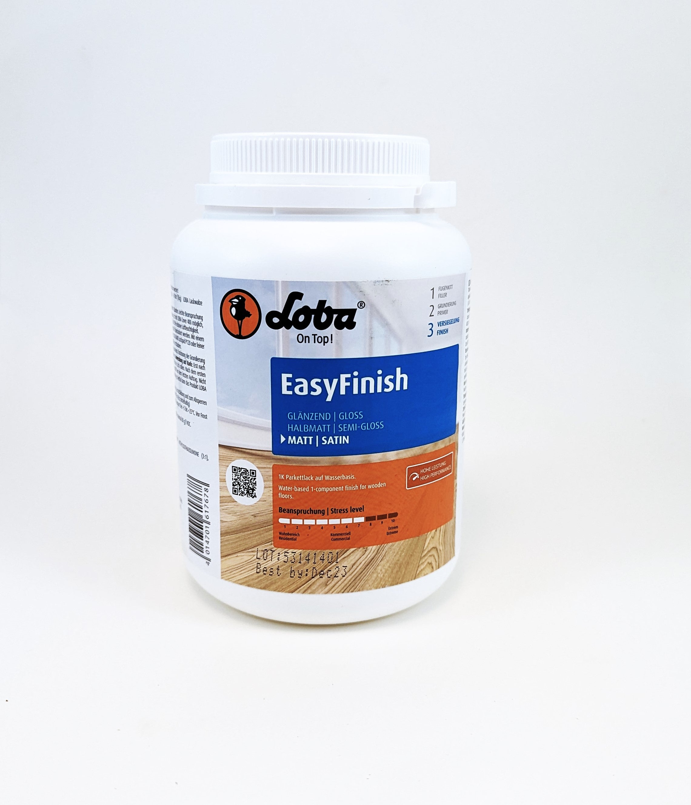 Lobadur EasyFinish 1L Cork Floor Varnish/Lacquer Cork Tree Ltd