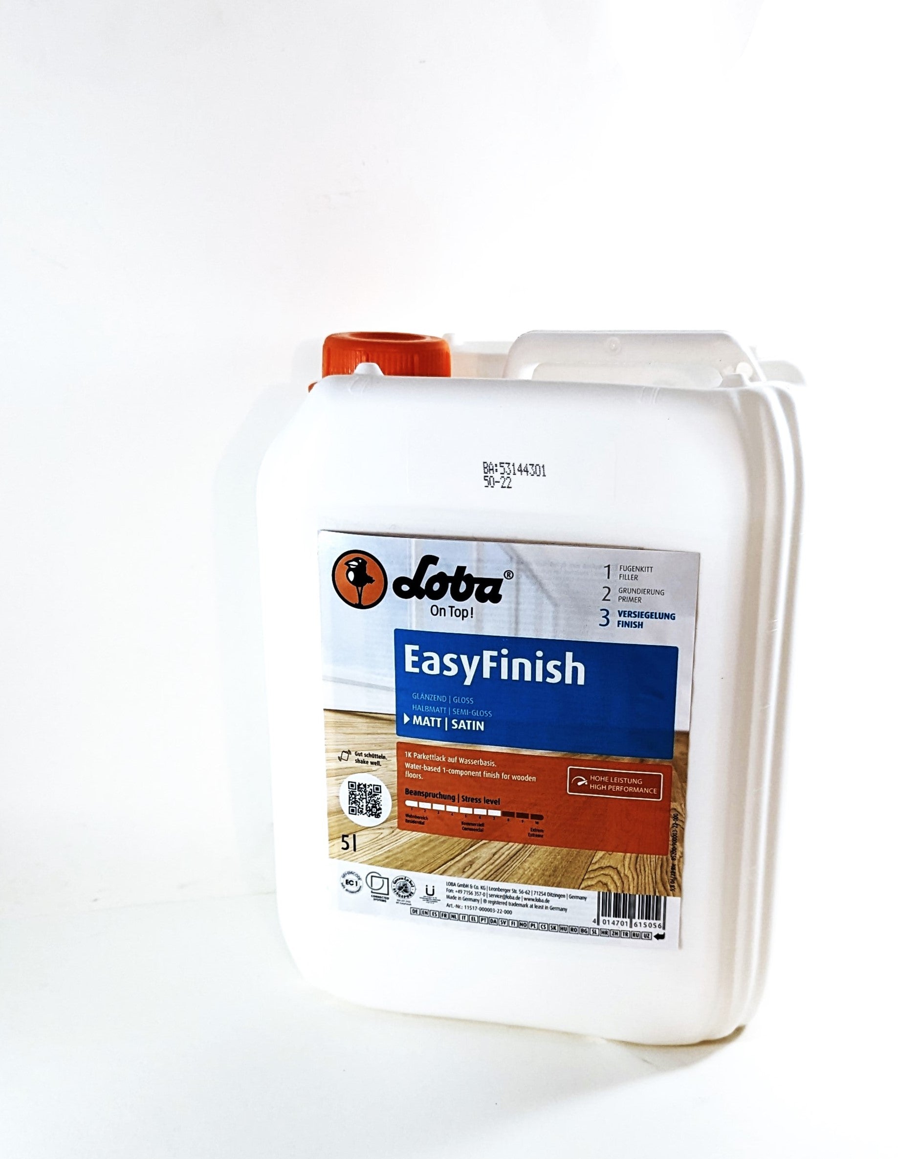 Lobadur EasyFinish 5L Cork Floor Tile Varnish/Lacquer Cork Tree Ltd